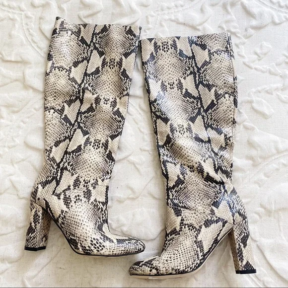 BOGO Cole Haan Snake Glenda Boots New $300